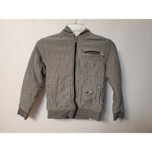 Shaun‎ White Grey Womens Medium Coat Jacket Gray Full Zipper Hooded